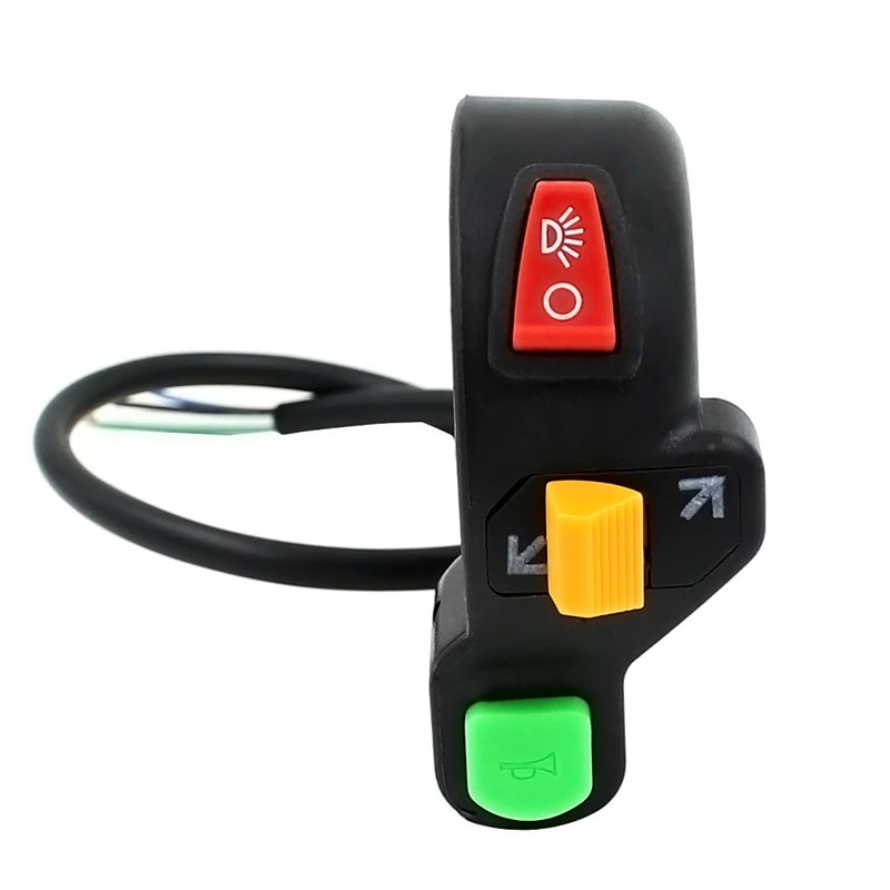 

New Motorcycle Switch Three-in-one Combination Switch Turn Signal Horn Refit Switch