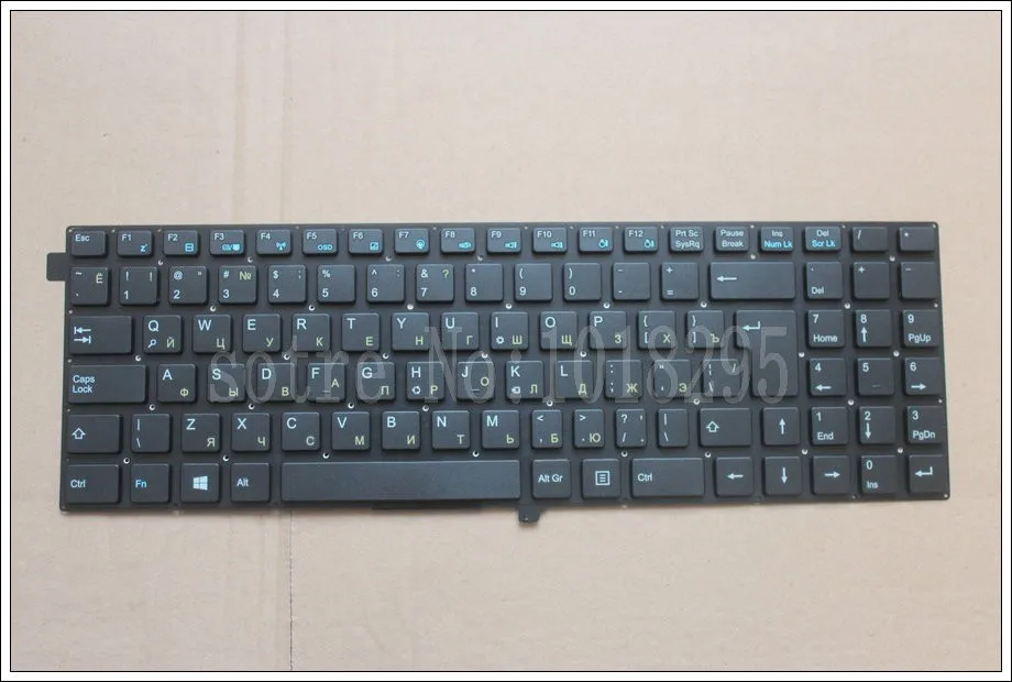 Новая русская клавиатура для Clevo DNS DEXP Aquilon O140 MP-12C98SU-F51W Black RU Клавиатура для ноутбука