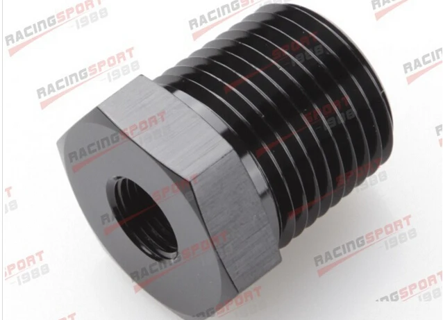 3/4 ''Мужской ДНЯО 3/8'' NPT Женский адаптер установки Алюминий ad45008black