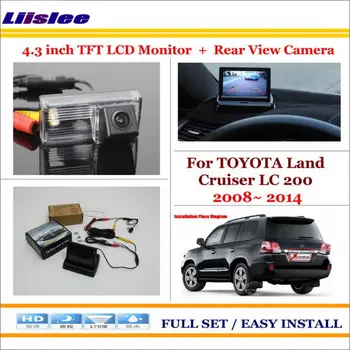 

Liislee For TOYOTA Land Cruiser LC 200 LC200 2008~ 2014 4.3" TFT LCD Monitor + Car Rear Back Camera = 2 in 1 Car Parking System