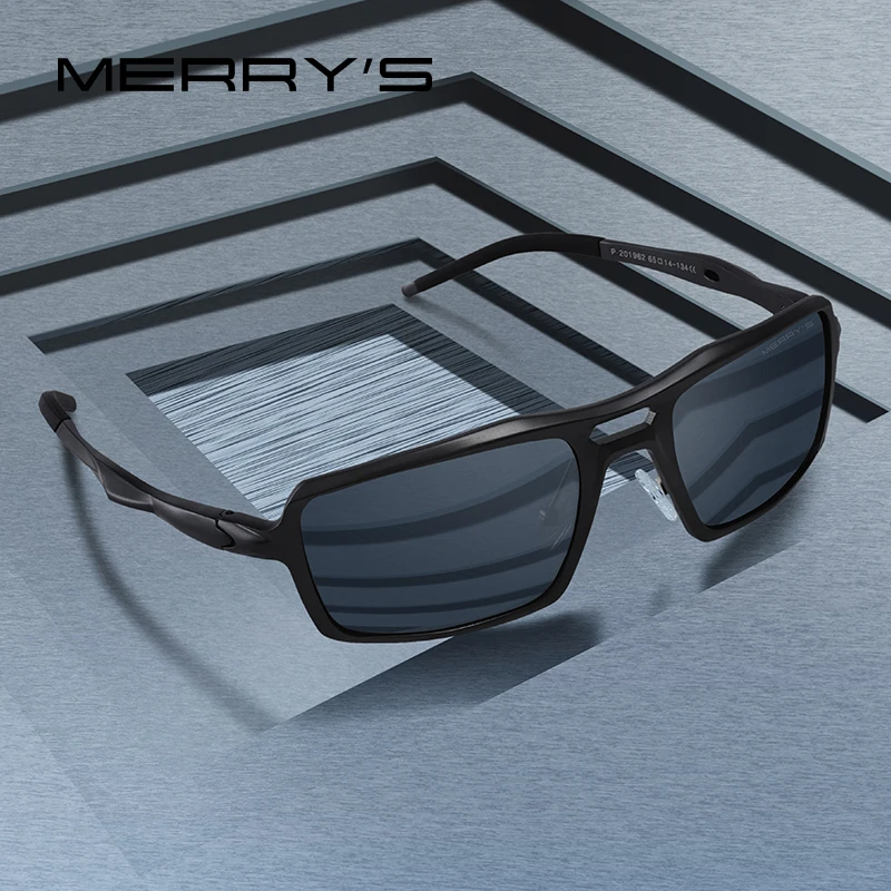 

MERRY'S Men Classic Aluminum Alloy Sunglasses HD Polarized Sun glasses For Mens Outdoor Sports UV400 Protection S8276