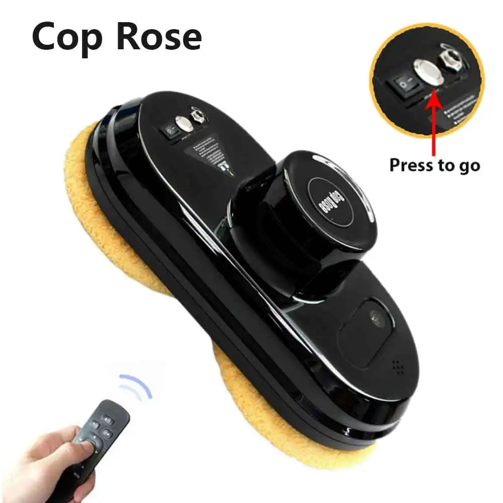 

COP ROSE Window Cleaning Robot X5, Magnetic Vacuum Cleaner, Anti-falling,Remote Control, Auto Glass Washing, 3 Working Modes