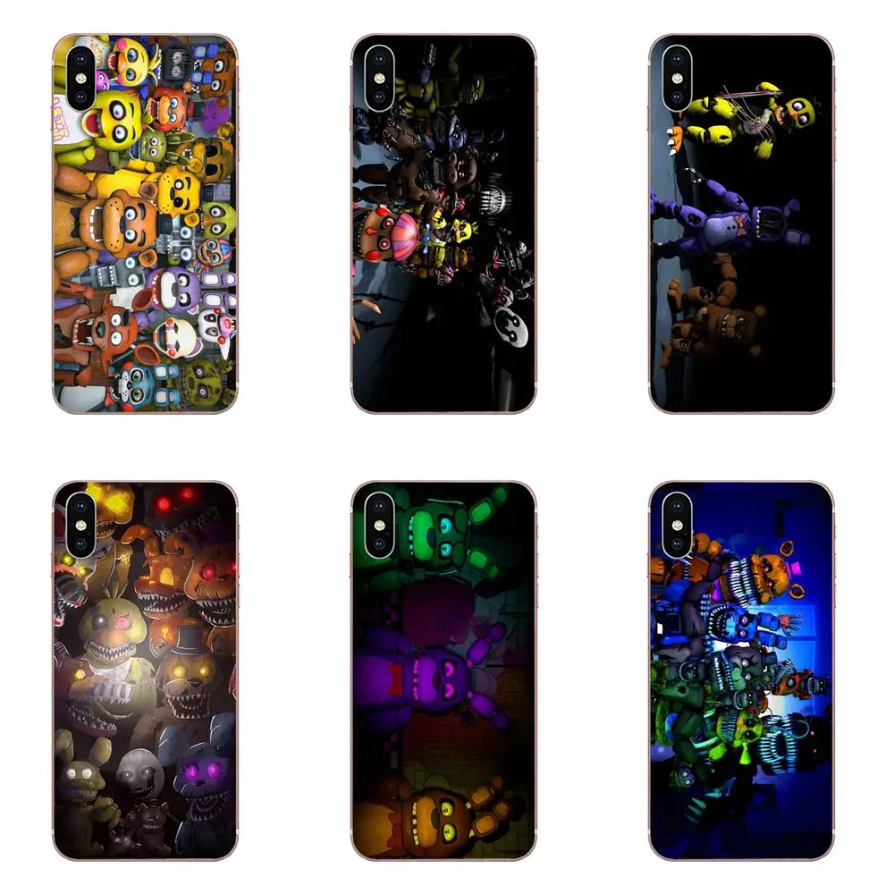 

Soft Silicone TPU Transparent Design For Xiaomi Redmi Note 2 3 3S 4 4A 4X 5 5A 6 6A Pro Plus Sfm Fnaf Animatronics