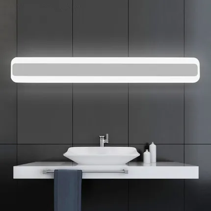 

40cm Acrylic Modern LED Mirror Light Simple Bathroom Wall Lamp Fixtures For Home Lighting Indoor Bedside Lights lampada de led