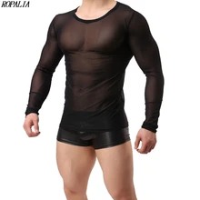 Прозрачный плотный формирователь, топ с длинными рукавами, сетчатые Корсеты с круглым вырезом, Повседневная стильная мягкая корректирующая одежда