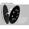 2Pcs 5 Inch 8 Holes Interface Pad Protection Disc Black - Hook and Loop ► Photo 3/5