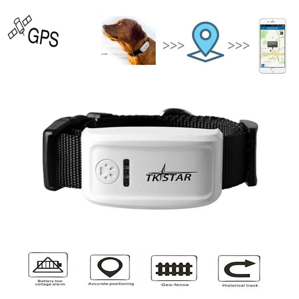 Глобальный локатор в режиме реального времени умный gps-трекер GSM/GPRS анти-потерянный трекер для питомца собаки/кошки gps-ошейник отслеживающее оборудование