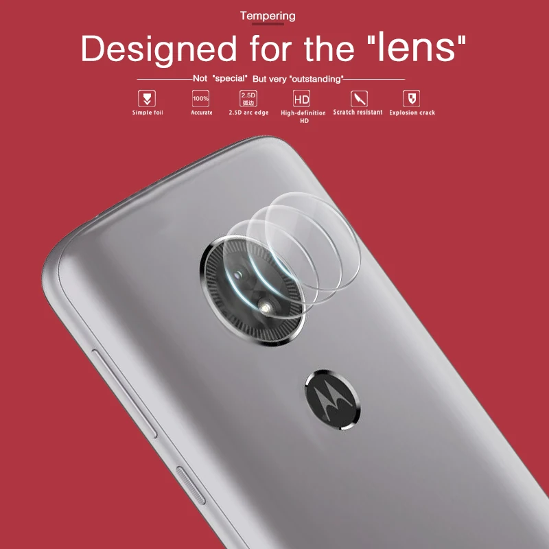 Ultra thin Back Camera Lens Tempered Glass Film For Moto