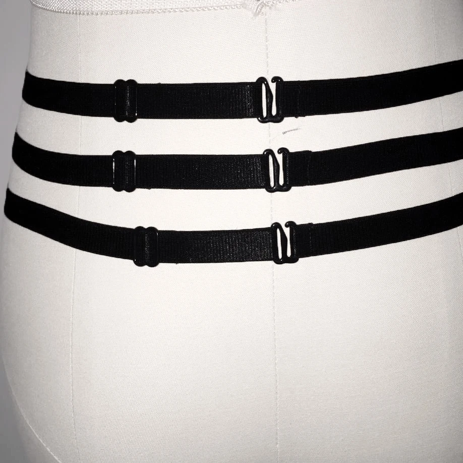 Sexy Bondage Fetish Wear Lingerie Elastic Band Stockings -3276