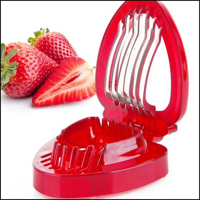 by DHL or EMS 200 pcs Strawberries cut fruit knife Stainless Steel