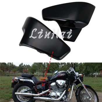 

Black Battery Side Cover Fit For Honda VLX 600 Shadow Deluxe VT 600 CD 99-2007