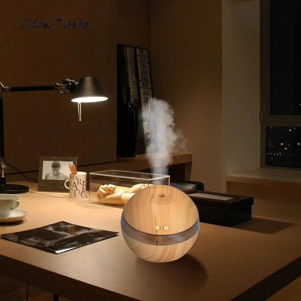 Buy Wood Shape Humidifier Home Desktop Air Aroma