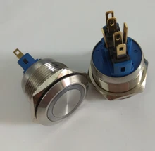 22mm Momentary Push Button Switch 6V 12V 24V White Angel Eye LED Waterproof Stainless Steel Round Metal Self-Reset 7/8'' 1NO 1NC 22mm Momentary Push Button Switch 6V 12V 24V White Angel Eye LED Waterproof Stainless Steel Round Metal Self-Reset 7/8'' 1NO 1NC
