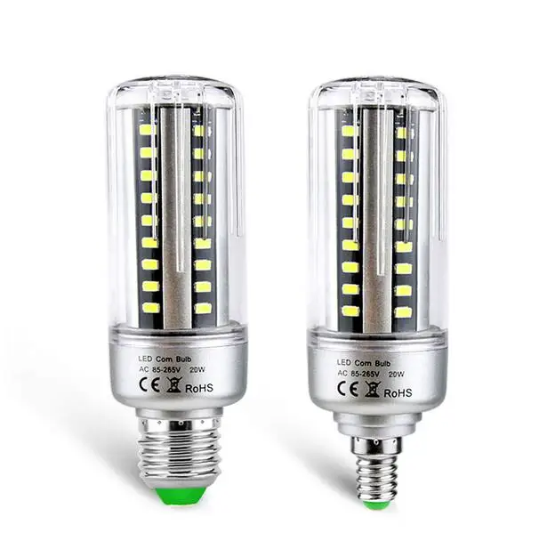 

Led Bulb 25W 20W 15W 12W 9W 7W 5W Corn Light 85-265V E27 E14 Leds Lamp 5736 Corn Bulb Lampada Aluminum Radiator Lighting