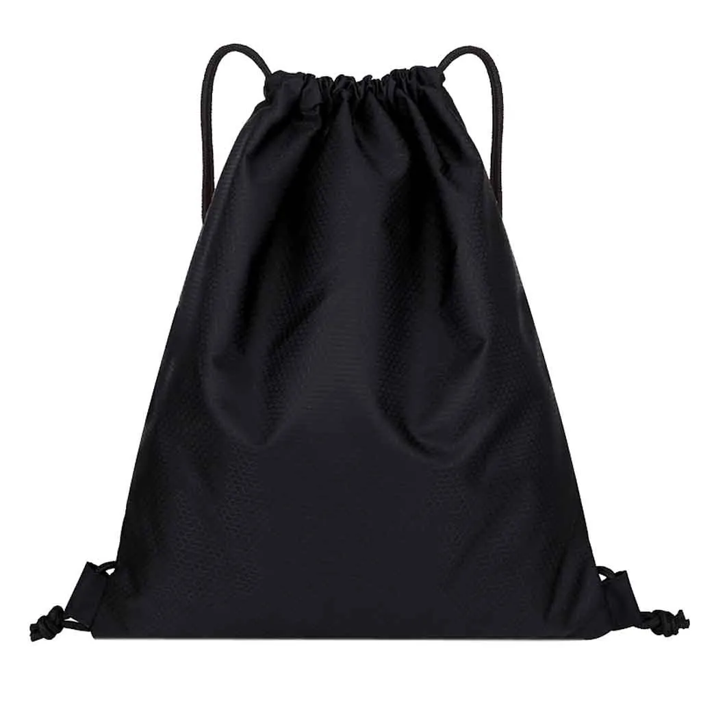 Simple Design Beach Bag Outdoor Fitness Sport Bag Bundle Pocket Unisex Drawstring Bag backpack Mochila Bolso Mujer Casual#