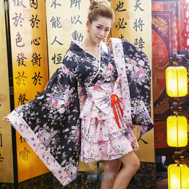 Super Quality Sexy Romantic Kimono Cosplay Role Playing Costume Sexy