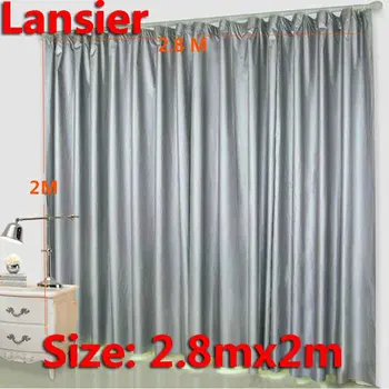 

Blackout window curtain 2.8 m x 2 m Sliver finished curtain summer thermal curtains for living room kids room cortinas blackout