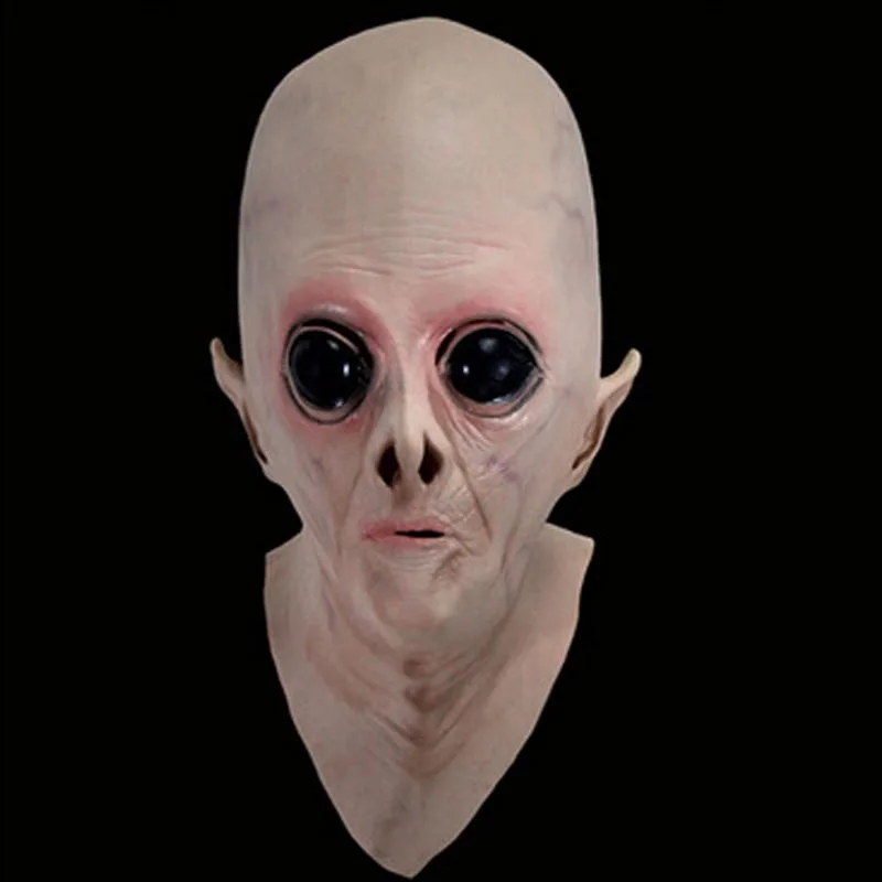 Взрослый Хэллоуин маска НЛО крышка головки маска Cos ужасная маска страшный костюм аксессуары Головные уборы маска для Для мужчин и леди