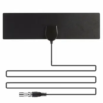 

Digital HDTV TV Antenna Amplified 25 Mile Range 4K HD Indoor Antenna Flat Black