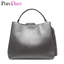 Женская сумка из натуральной кожи на ремне из крокодиловой кожи в западном стиле, брендовая Сумка-тоут, женская сумка большой емкости