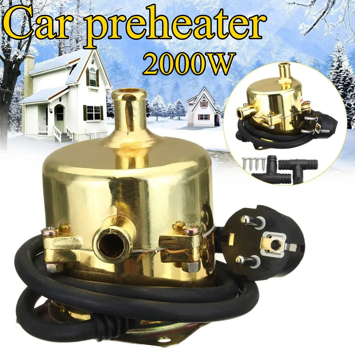 

2KW 200W 60 Degree All Car Engine Heater Coolant Pre Heater, Parking Heater, Cold Start