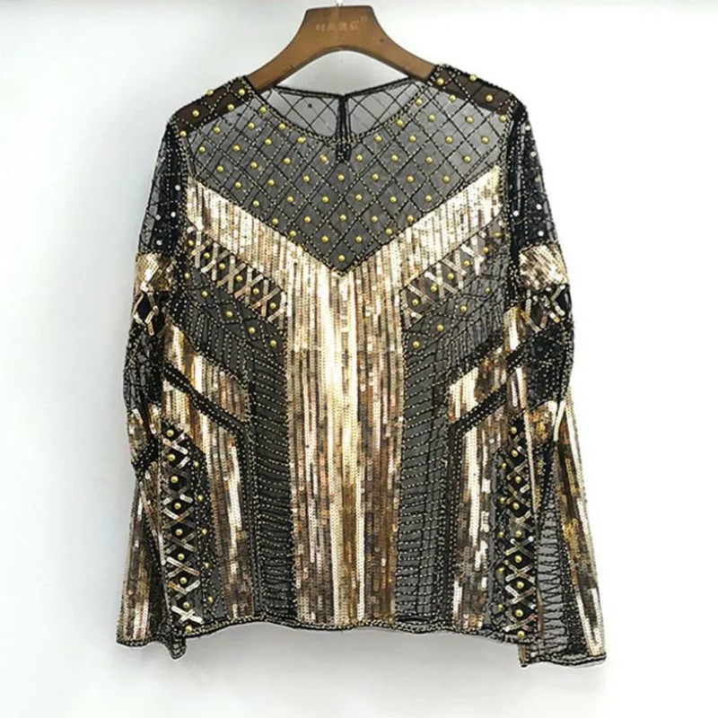 beading lace top 3
