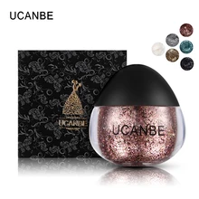 UCANBE Glitter Highlighter Makeup Sparkling CreamFace Body Hair Paint Paste Diamond Highlight Gel Metallic Festival Kit Tools