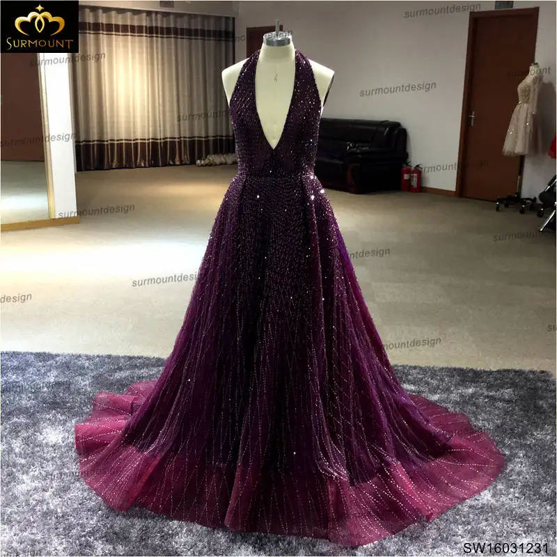 wine colored evening gown