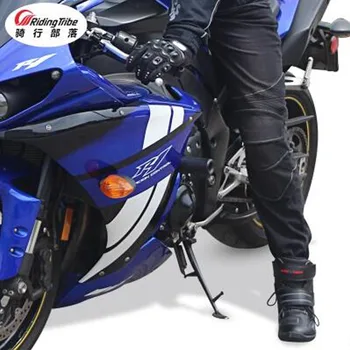 

Riding Tribe HP-11 Motorcycle Pants Men with Knee Riding Locomotive Moto Jeans four seasons Motocroos Racing Trousers