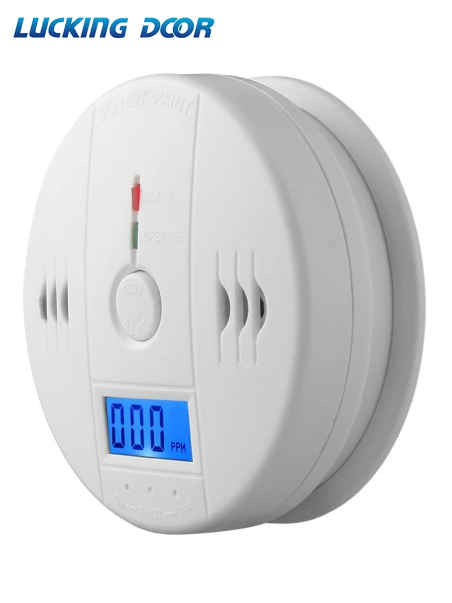 

LUCKING DOOR 85dB LCD CO Sensor Carbon Monoxide Poisioning Detector Carbon Monoxide Alarm Detector