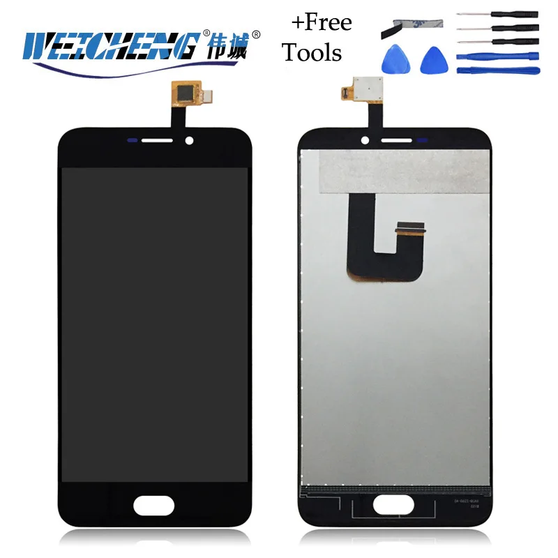 

WEICHENG For Umi Plus E LCD Display and Touch Screen New Tested Digitizer Glass Panel Replacement For Umi Plus LCD+Tools