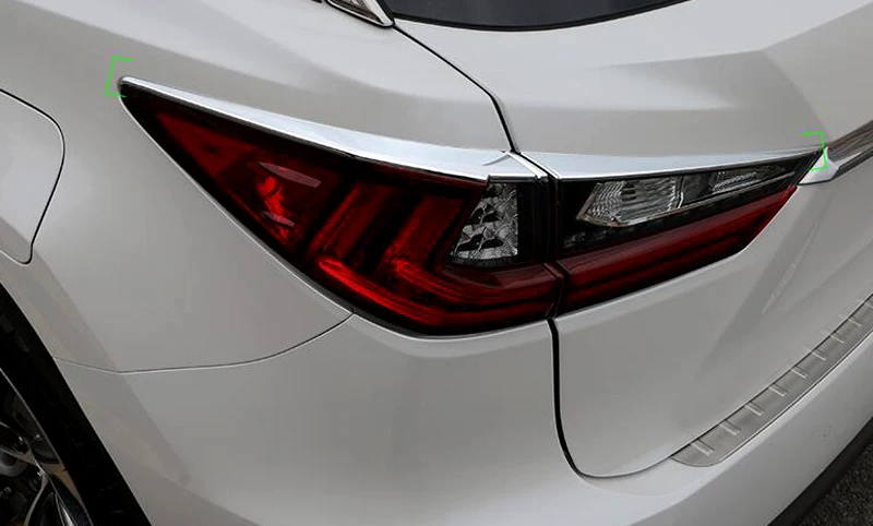 

(SHINNY COLOR) rear fog light eyelid cover trim 4pcs For Lexus RX200t RX450h 2016