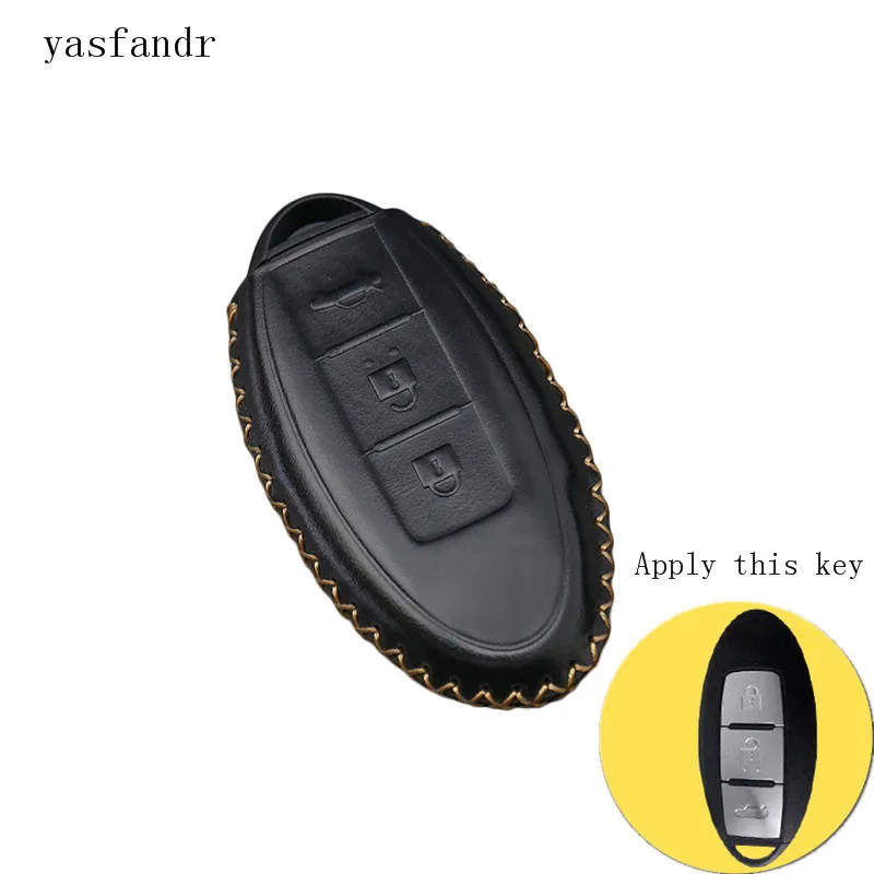 Новые чехлы для ключей чехол Qashqai Pathfinder Versa Tidda Murano Rogue X-Trail Smart Car Key Jacket 3 кнопки |
