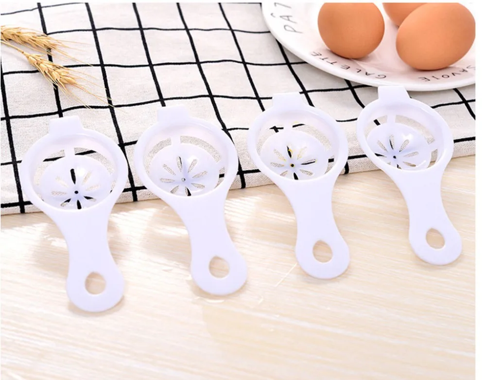 Пластиковые яйца разделители разделитель желтка и белка Сейф практические ручные инструменты для яиц Kicthen кухонные принадлежности 12,7x6,1 см, 1 предмет