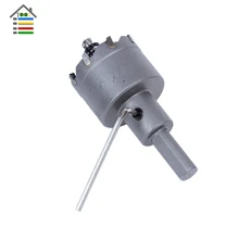 32mm Tungsten Carbide Tip TCT Drill Bit Hole Saw Set for Metalworking Stainless Steel Metal Alloy