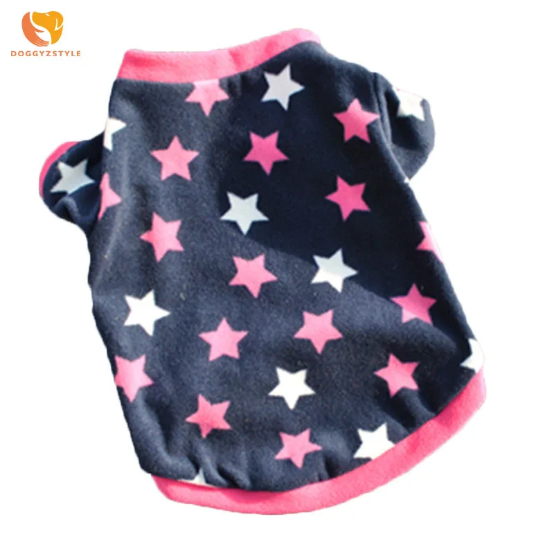 

Shake Cashmere Casual Dog Sweater Warm Autumn Winter Star Pattern Pet Coat Jacket Puppy Cat Clothes Pets Apparel For Small Dogs
