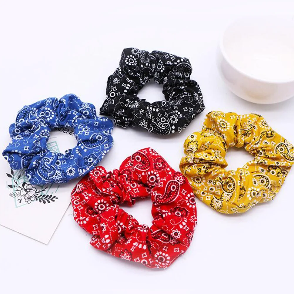 

Fashion Women Elastic Hair Bandana Wholesale Scrunchies Ponytail Holder Haar Elastiekjes Hair Ties for Girls Accessories