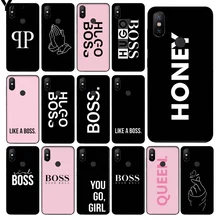 Yinuoda Honey Girl Boss Like A Boss TPU Soft Silicone Black Phone Case for Xiaomi Mi 8 8 SE 6 Note 3 MIX 2 2S Note 3 Cover Yinuoda Honey Girl Boss Like A Boss TPU Soft Silicone Black Phone Case for Xiaomi Mi 8 8 SE 6 Note 3 MIX 2 2S Note 3 Cover