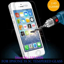 0 26 mm for 6 6s 7 Tempered Glass front clear screen protection glass film on