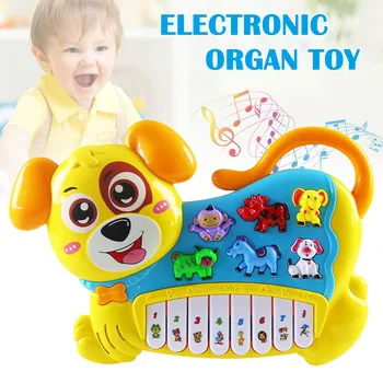 

Baby Educational Musical Piano Toy Cute Dog Kids Toys Developing Music Toy Gifts YJS Dropship