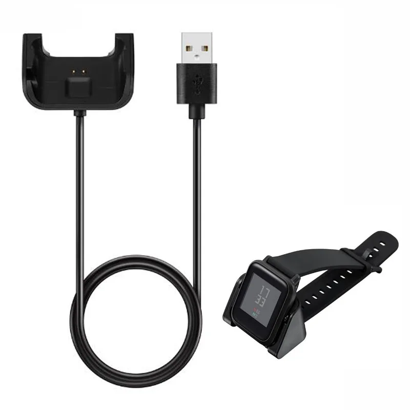 Usb Charging Cable Data Cord Smartwatch Dock Charger Adapter Stand Base For Xiaomi Huami Amazfit Bip Bip Lite Youth Smart Watch Smart Accessories Aliexpress