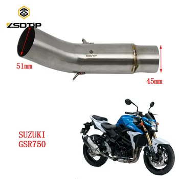 

Free shipping ZSDTRP Motorcycle Modifiy exhaust pipe case for suzuki GSR750 model Stainless steel material