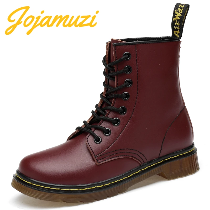 

2019 Dr Luxury Mens Martens Leather Boots New Cool Footwear For Men Comfortable Boy Martins Boots Wearable Fashion Men's Shoes