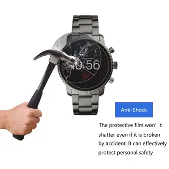 

Watch Screen Protector Cover Protective Film HD Tempered Glass Clear for Explorist HR Smartwatch