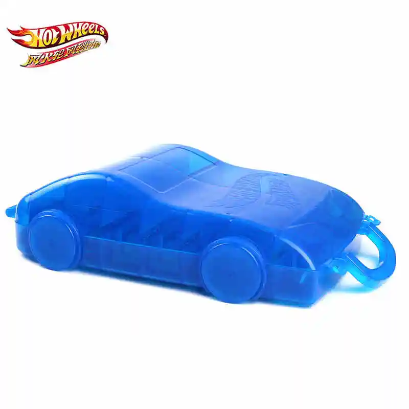 Hot Wheels портативный пластиковый ящик для хранения удерживает 16 спортивных моделей автомобилей игрушки Обучающие игрушки для грузовиков Лучший мальчик Juguetes подарок DWN56