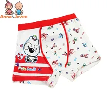 10 шт./лот, трусы-боксеры из хлопка с рисунками для мальчиков, детское нижнее белье трусы-боксеры с рисунками, мягкое нижнее белье для малышей от 1 до 3 лет