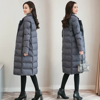 

Tcyeek Plus Size 4XL Winter Jacket Women Korean Fashion Coat 2019 Long Ladies Clothes Outwear Parkas Tops Chaqueta Mujer LWL811