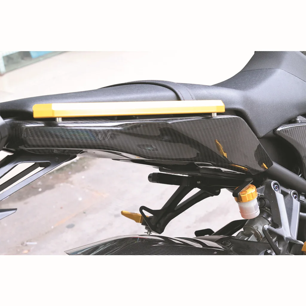 Реальные углеродного волокна мотоциклетные задние боковая панель капота капот деталь обтекателя Для Yamaha MT-09 FZ-09 MT09 FZ09