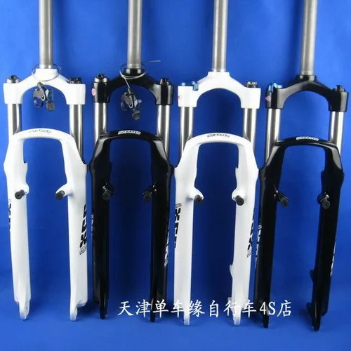 

2014 SR SUNTOUR XCR XCM V3 hand controlled/shoulder/drive-by-wire mountain bike suspension fork black and white