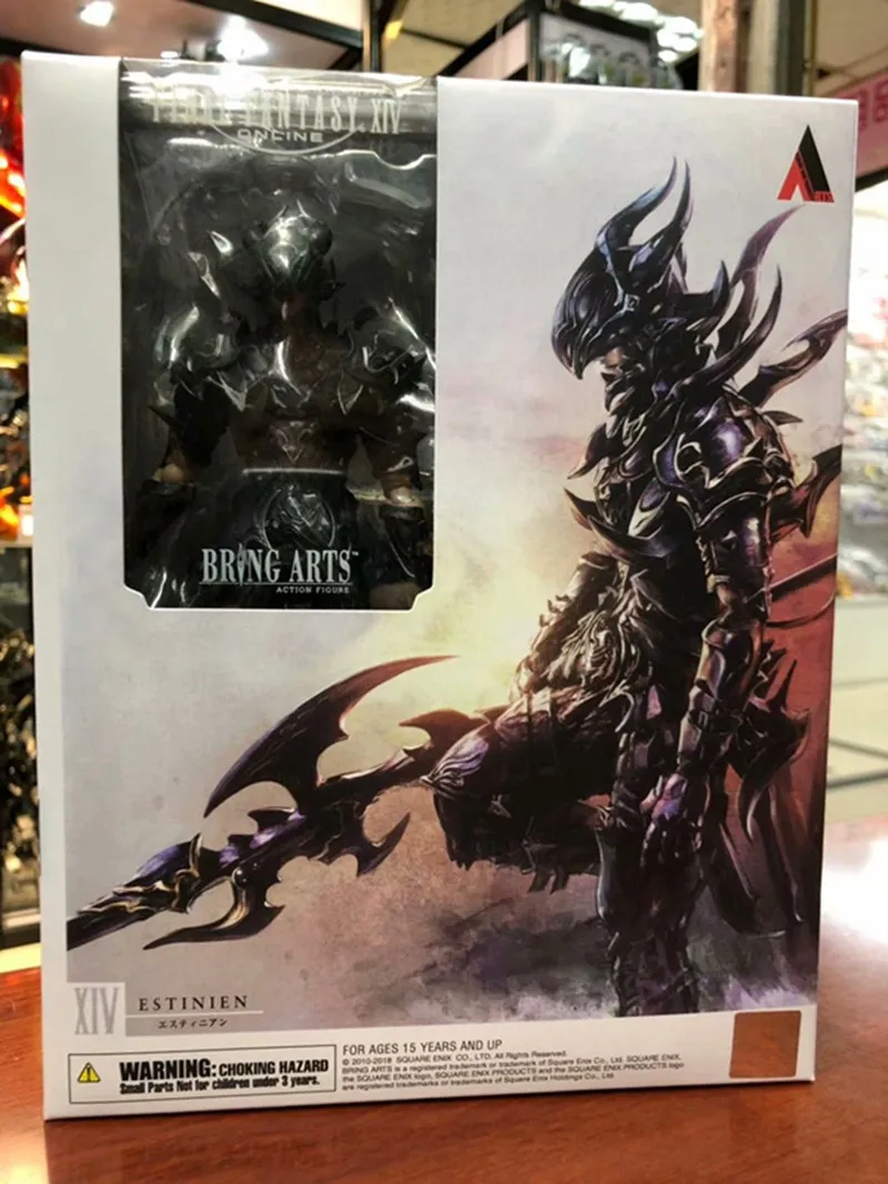 Play Arts Final Fantasy 14 Estinien Bring фигурки BJD коллекционные игрушки 25 см